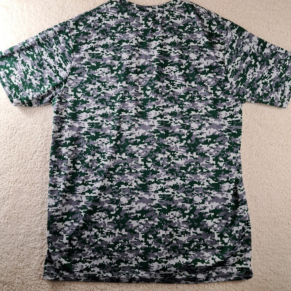 Oakland Athletics Tshirt Mens XL Camo Pixels Augusta Sportswear 100% Poly NWOT - Picture 6 of 6